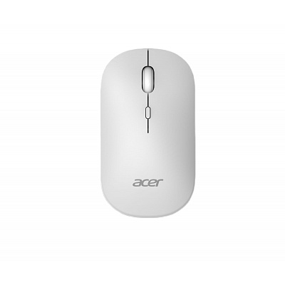 Acer AMR130/Ергономична/Оптична/1 600 DPI/USB+BT/Бяла