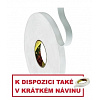 3M 9508W Монтажна двустранна пенеста лента, бяла 12 mm x 66 m