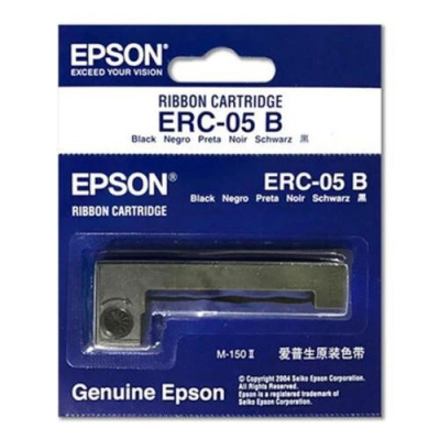 Epson ERC 05 C43S015352, черно, оригинална боядисваща лента