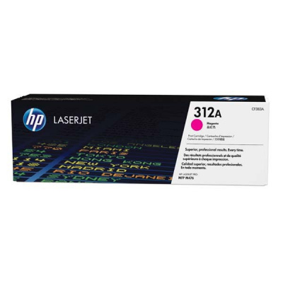 HP 312A CF383A магента (magenta) оригинален тонер