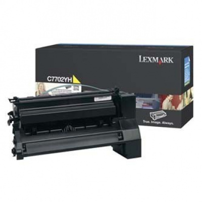 Lexmark C7702YH жълт (yellow) оригинален тонер