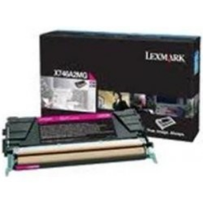 Lexmark X746A2MG магента (magenta) оригинален тонер