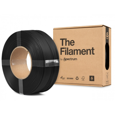 "The Filament" by Spectrum TF-24166 filament, ReFill, PLA Matte, 1,75mm, 1000g, Черен (Stealth black)