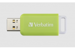 VERBATIM Flash Disk 32GB DataBar USB 2.0 Drive, зелен