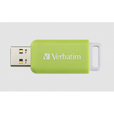 VERBATIM Flash Disk 32GB DataBar USB 2.0 Drive, зелен
