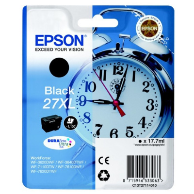 Epson T27114012, 27XL черен (black) оригинална касета