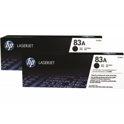 HP 83A CF283AD двойна опаковка черен (black) оригинален тонер