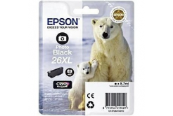 Epson T26314012, T263140, 26XL снимка черен (photo black) оригинална касета