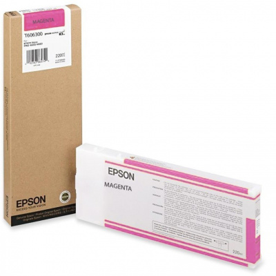 Epson T606300 магента (vivid magenta) оригинална касета