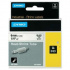 Dymo Rhino 18051, S0718260, 6mm x 1,5m черен печат / бял фон, оригинална лента