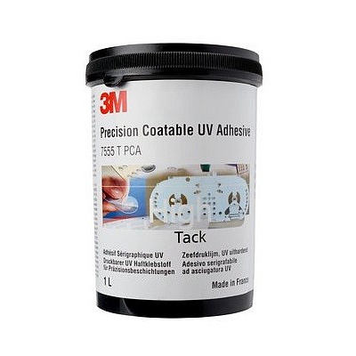 3M 7555 T PCA UV-активирано лепило, 1 литър