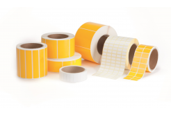 Partex PLT065035D8SM полиестерни етикети 65x35 мм, матово сребро, 1000 бр, за TTR, роля