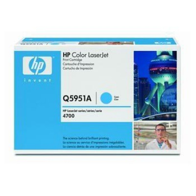 HP 643A Q5951A лазурен (cyan) оригинален тонер