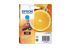 Epson T33424012, T33 циан (cyan) оригинална касета