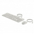 HP 225 G2 Wired Mouse Keyboard White комплект клавиатура USB-A CZ/SK, бяла с USB-A жична мишка, тризонова, USB-A тип