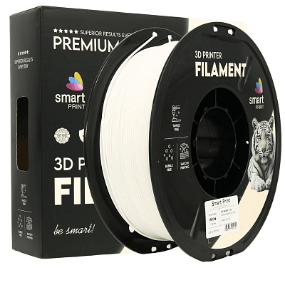 Smart Print FG-S215-E1, 3D филамент, PETG Matte, 1,75mm, 1000g, Бял (White)