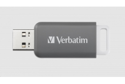 VERBATIM Flash Disk 128GB DataBar USB 2.0 Drive, сив
