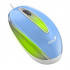 Genius Мишка DX-Mini, 1000DPI, оптична, 3 бутона, кабелна USB, синя, класическа, RGB подсветка