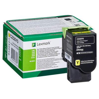 Lexmark C2320Y0 жълт (yellow) оригинален тонер
