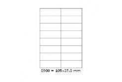 Самозалепващи етикети 105 x 37 mm, 16 етикети A4, 100 листа