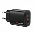 VERBATIM GaN Nabíječka Essentials 65W, 2xUSB-C, 1xUSB-A, černá