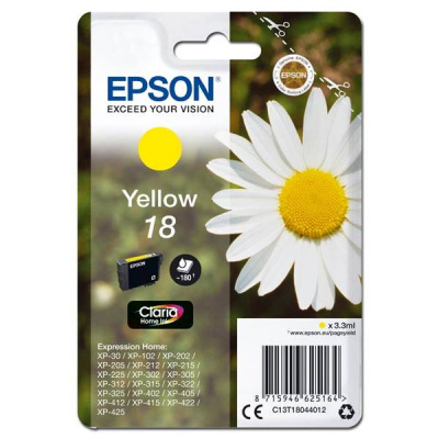 Epson 18 C13T18044012 жълт (yellow) оригинална касета