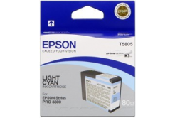 Epson T580500 светло циан (light cyan) оригинална касета