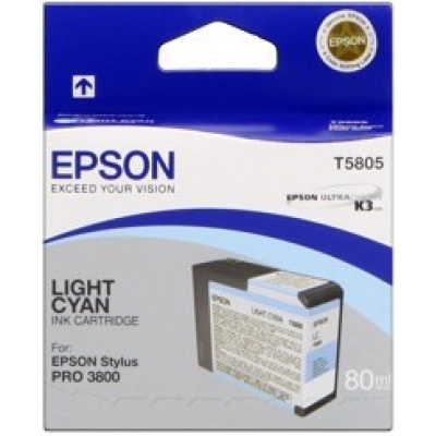 Epson T580500 светло циан (light cyan) оригинална касета