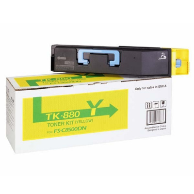 Kyocera Mita TK-880Y жълт (yellow) оригинален тонер