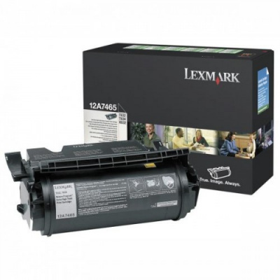 Lexmark 12A7465 черен (black) оригинален тонер