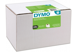 Dymo S0722360 хартиени етикети 89мм x 28мм, бели, адресен, 24 x 130 бр
