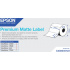 Epson C33S045723 Preмiuм Matte, за ColorWorks, 102x76мм, 1570 бр, бели самозалепващи етикети