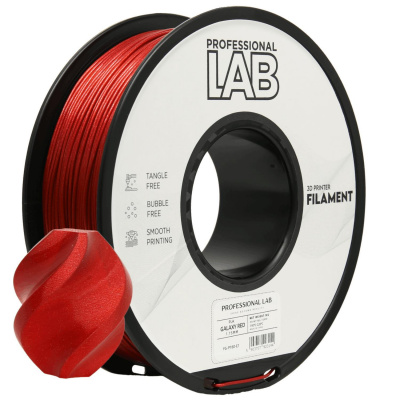Professional Lab FG-P180-E1, 3D филамент, PLA, 1,75mm, 1000g, Червен (Galaxy red)