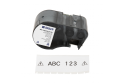 Brady M5C-1500-595-WT-BK / 170944, 38.10 mm x 7.62 m, Винил, черен печат / бял фон