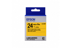 Epson LabelWorks LK-6YBP C53S656005 24мм x 9м, черно копиране / пастелно жълт фон, оригинален лента