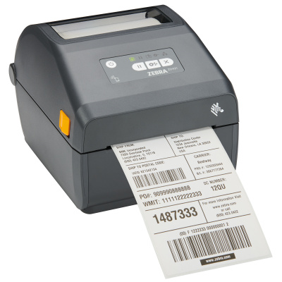 Zebra ZD421 ZD4A043-D0EX02EZ принтер за етикети, 12 dots/mm (300 dpi), RTC, USB, USB Host, BT, Wi-Fi, USB
