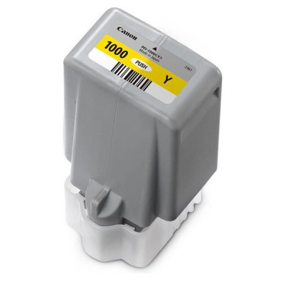 Canon PFI-1000Y, 0549C001 жълт (yellow) оригинална касета