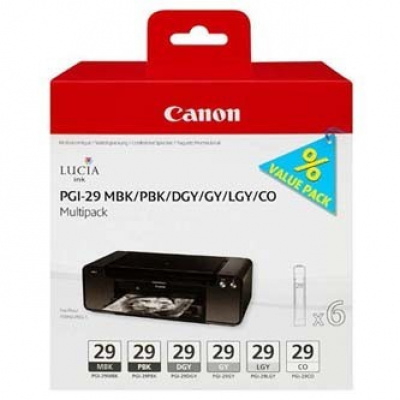Canon PGI-29 4868B018 черен/цвят (black/color) оригинален комплект касети