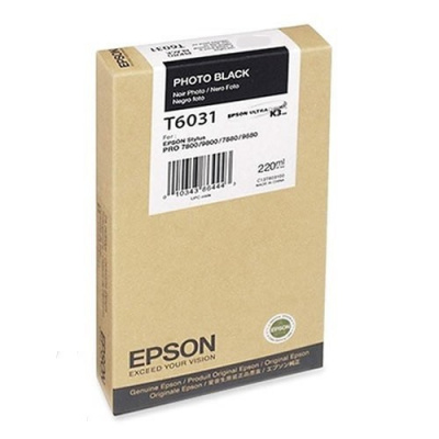 Epson T603100 foto черен (photo black) оригинална касета