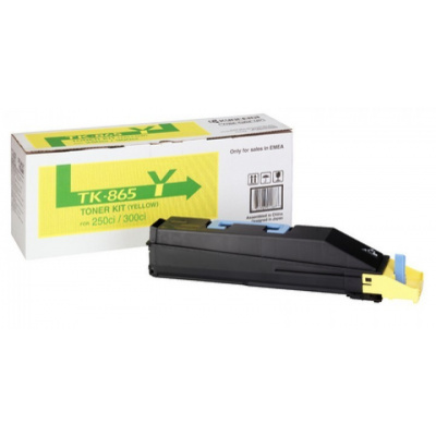 Kyocera Mita TK-865Y жълт (yellow) оригинален тонер
