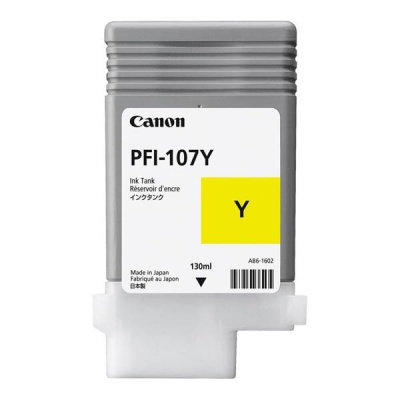 Canon PFI-107Y, 6708B001 жълт (yellow) оригинална касета
