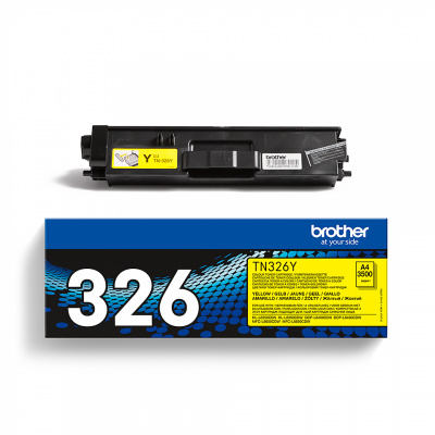 Brother TN-326Y жълт (yellow) оригинален тонер