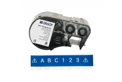 Brady M4C-750-595-BL-WT / 170824, 19.05 mm x 7.62 m, Винил, бял печат / син фон