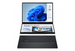 ASUS Zenbook Duo 14 OLED/UX8406CA-OLED304WZ/U9-285H/14"/WUXGA/T/32GB/1TB/Intel int/W11H/Сив/2R