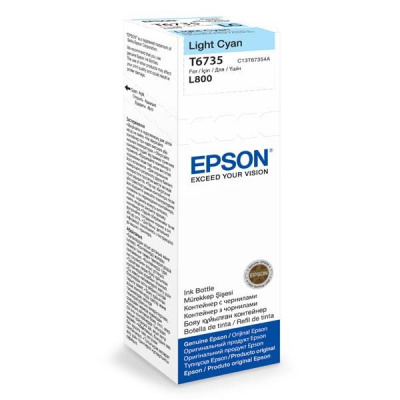 Epson T67354A světlé циан (light cyan) оригинална касета