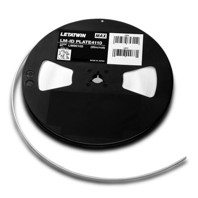 Плосък профил LM-90102 за Max LM-550, 4,1mm x 20m, бял