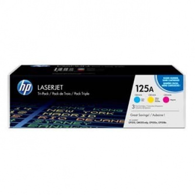HP 125A CF373AM, лазурен/магента/жълт (cyan/magenta/yellow) оригинален тонер