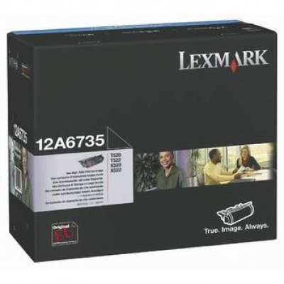 Lexmark 12A6735 черен (black) оригинален тонер