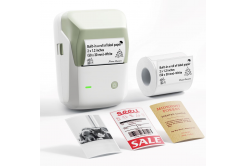 Niimbot Принтер за етикети B1 PRO, 1AC9521283A зелен + ролка етикети 230 бр.