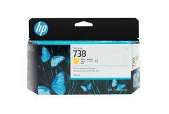 HP 738 498N7A жълт (yellow) оригинална касета